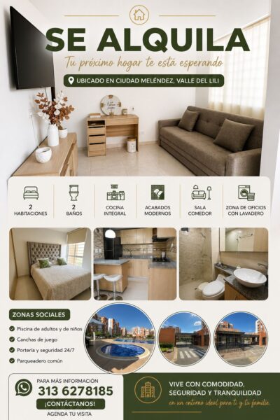 Alquiler apartamento sector Ciudad Meléndez – Valle del Lili