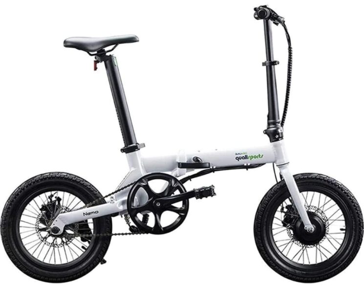 Venta bicicleta eléctrica plegable ultraligera Qualisports Nemo